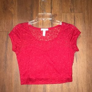 Cute Lace Crop Top